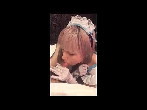 ❤️ Japonský idol [mayuka], kostým francúzskej slúžky, časť 1, fajčenie a honenie s pleťovým mliekom Porno video na nás ﹏